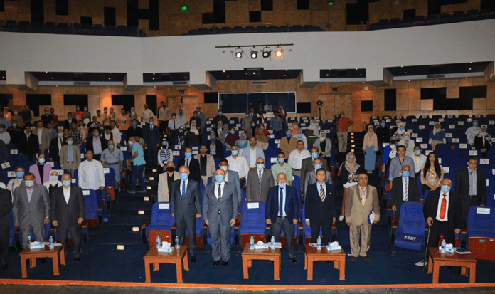 The Faculty of Engineering, Al-Nahda University organizes the scientific conference for students and the intellectual forum for civil society