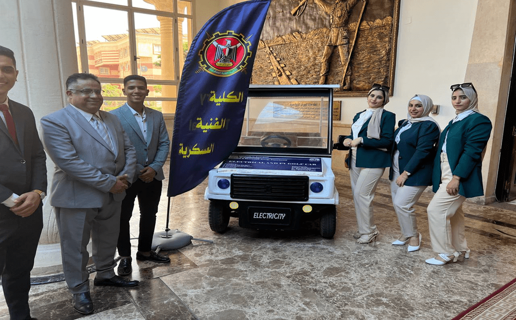 The participation of students of the Electrical and Renewable Energy Engineering Department in the sixth annual scientific day of the Military Technical College