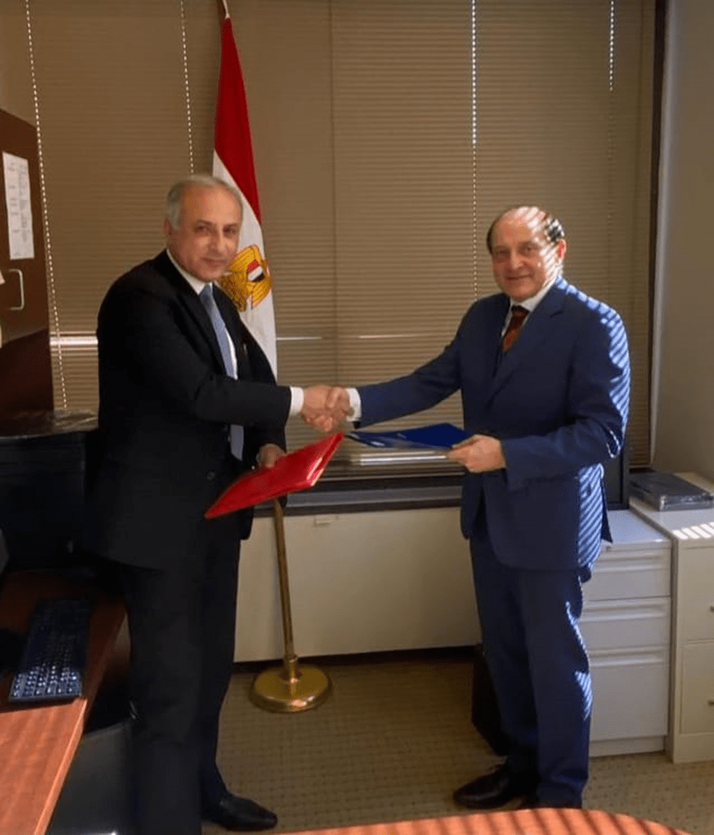 Signing a memorandum of understanding between Al-Nahda University and American West Virginia University